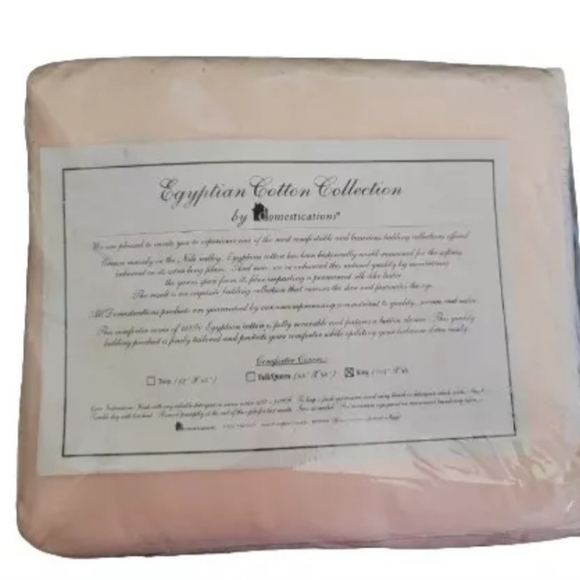 Vintage 100% Egyptian Cotton Alexandria Duvet Cover King Blossom By Domesticatio - Picture 1 of 3